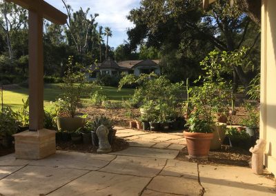 Dryset flagstone patio