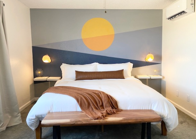 Sunset wall @Mojave Oasis